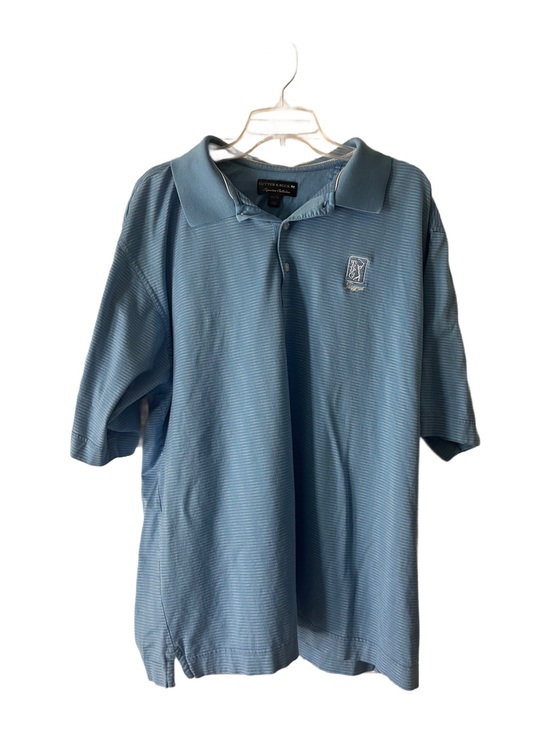 Cutter & Buck Other - Cutter & Buck The Players Championship Golf Polo Shirt XXL Blue Striped